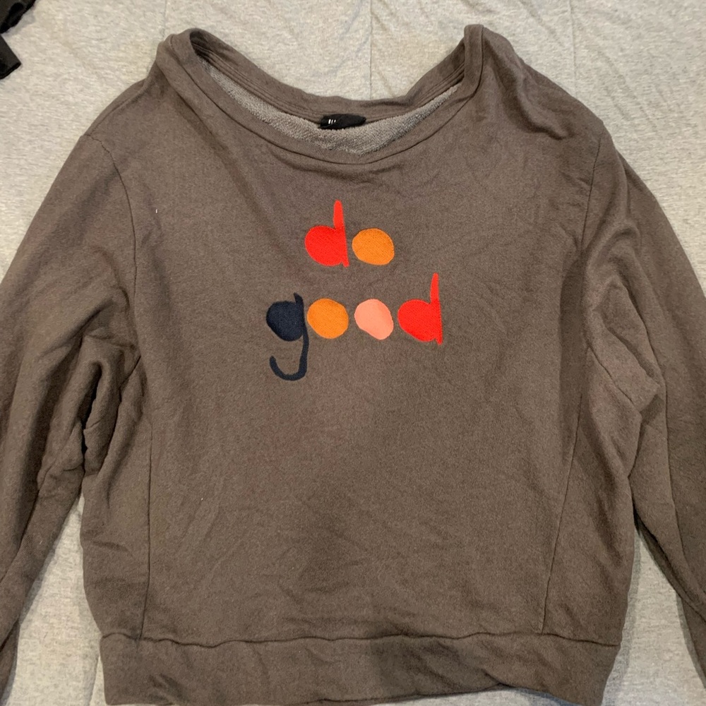do good sweater- Blank Paige